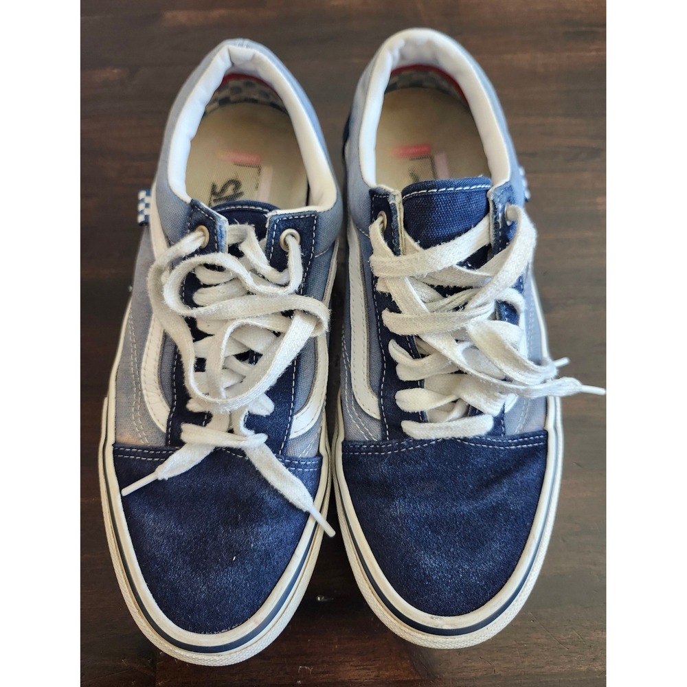 Vintage Vans Skate Old Skool Suede Canvas Sneakers Mens 10 Low Top Shoes